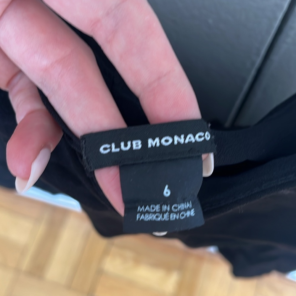 Club Monaco one shoulder ruffle top - Picture 4 of 14